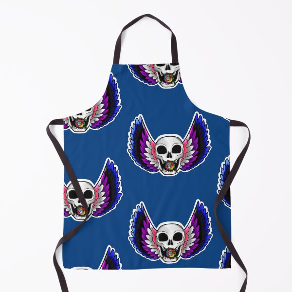 Item preview, Genderfluid Skull designed and sold by Hotch Potch.