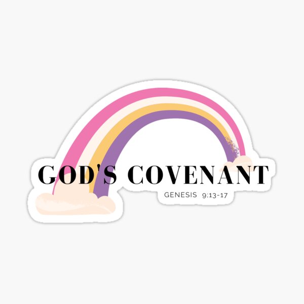 Genesis 9:12–16 God's covenant and promise' Sticker