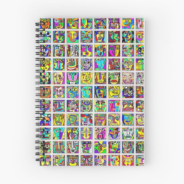 Item preview, A.I. Generated Outsider Faces designed and sold by Montage-Madness.