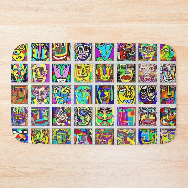 Item preview, A.I. Generated Outsider Faces designed and sold by Montage-Madness.