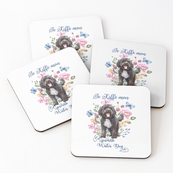 Item preview, Chien Spanish Water Dog , Je kiffe mon Spanish Water Dog for lovers of sheepdogs, in French designed and sold by isaweb.