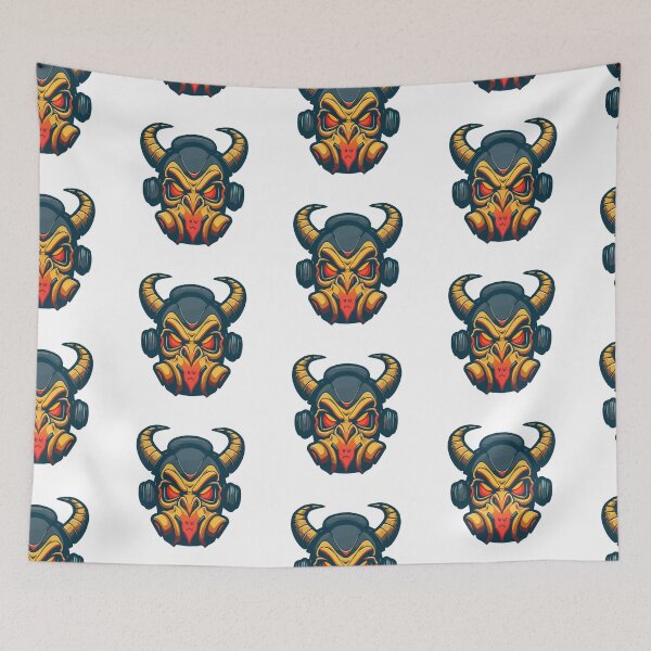 Item preview, Demon Futuristic Gas Mask designed and sold by spyduckz.
