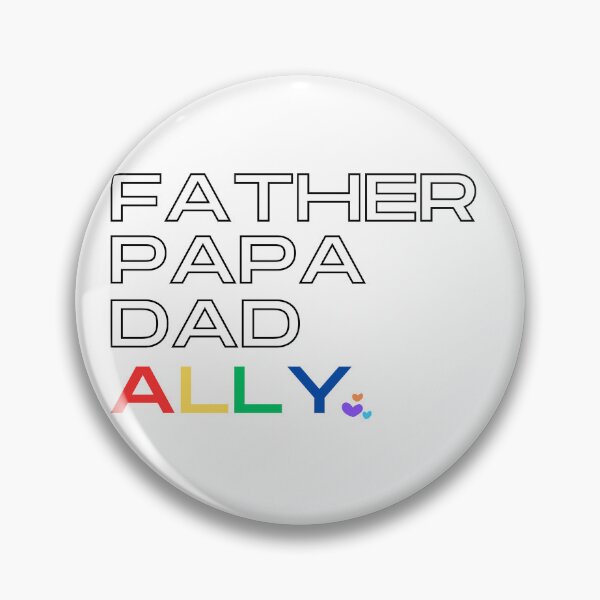 Aperçu de l'œuvre Fierté papa allié | Allié de la fête des pères créée et vendue par livelaughhell.