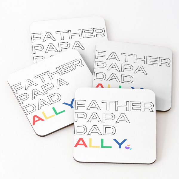 Item preview, Pride Dad Ally | Father's Day Ally designed and sold by livelaughhell.