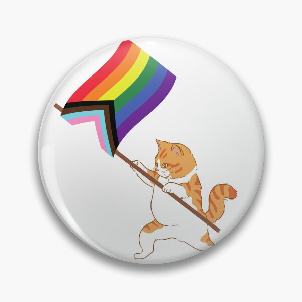 Item preview, Progress Pride Cat designed and sold by livelaughhell.