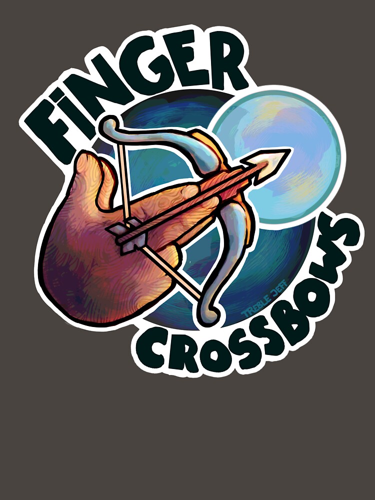Thumbnail 7 of 7, Classic T-Shirt, Finger Crossbows designed and sold by ModifiedRollPod.