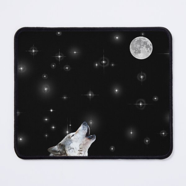 Item preview, Beautiful wolf howling at the moon and stars great designed and sold by ZTACOLECTION.