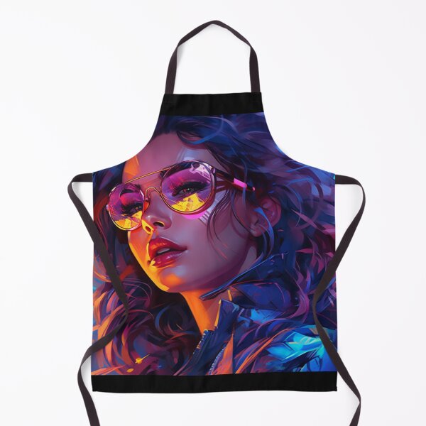 Artikelvorschau, Futuristisches Cyberpunk-Gamer-Girl: Entfesseln Sie Ihre Gaming-Power mit Stil entworfen und verkauft von RIAiCreations.