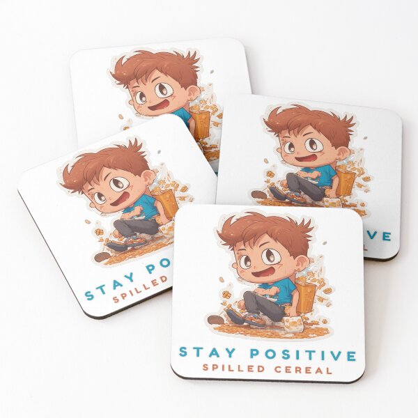 Item preview, Stay Positive, Spilled Cereal designed and sold by Hamza Mrizak.