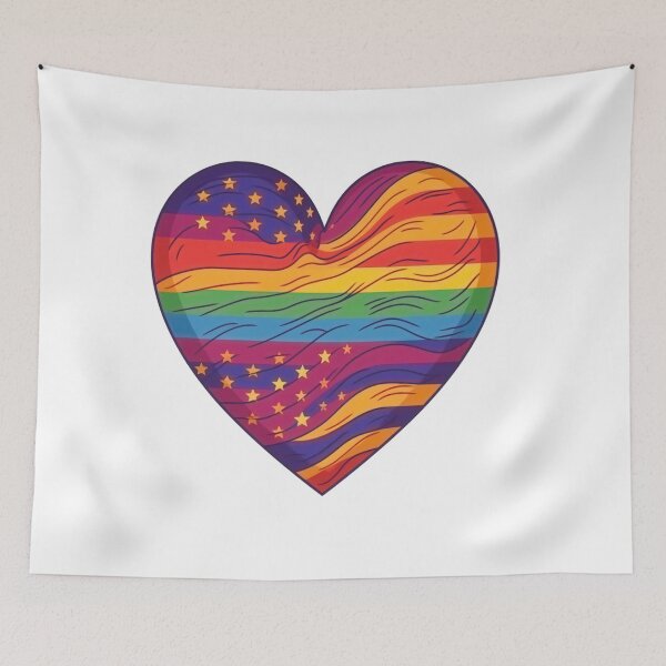 Item preview, Pride Heart (Style 1) designed and sold by Madraisinface.