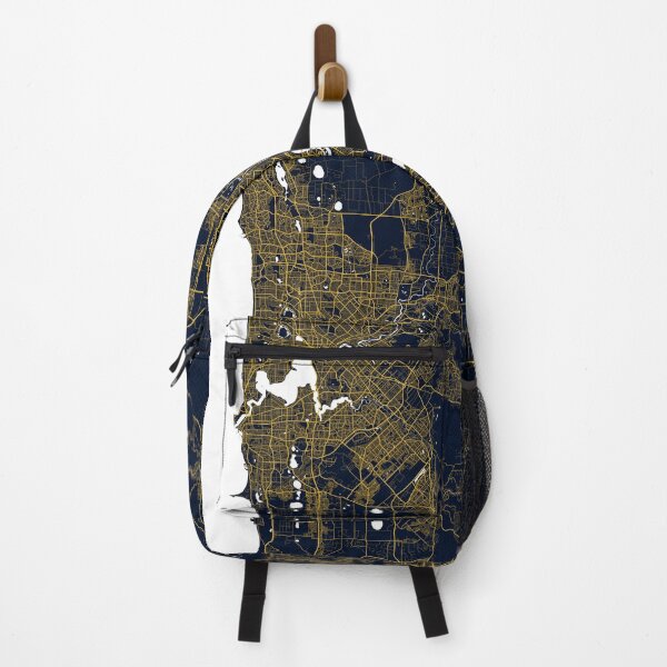 Item preview, Perth City Map of Australia - Gold Art Deco designed and sold by deMAP.