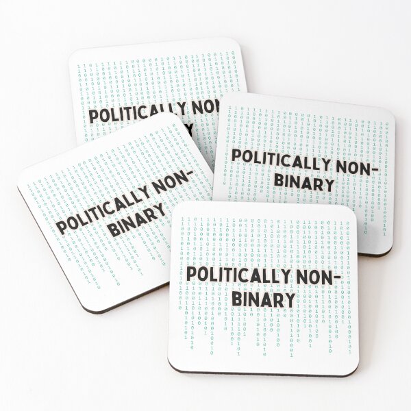 Item preview, Politically Non-Binary designed and sold by hotttcofffee.