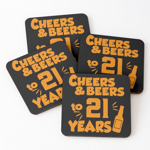 Item preview, Cheers and Beers to 21 Years 21 designed and sold by Trenddesigns24.