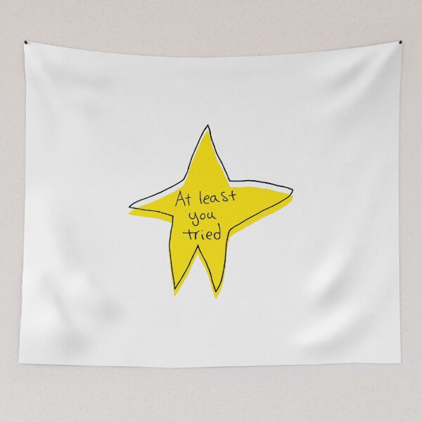 Item preview, At Least You Tried - Yellow Star designed and sold by ajoymoon.