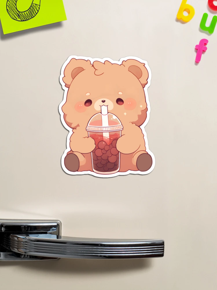 Teddy Bear Bubble Tea Cup – Kawaiies