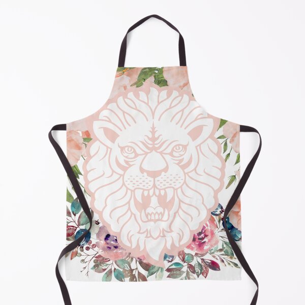 Item preview, Lion in Flowers - Power and Delicacy in Harmony designed and sold by JIArtistry.