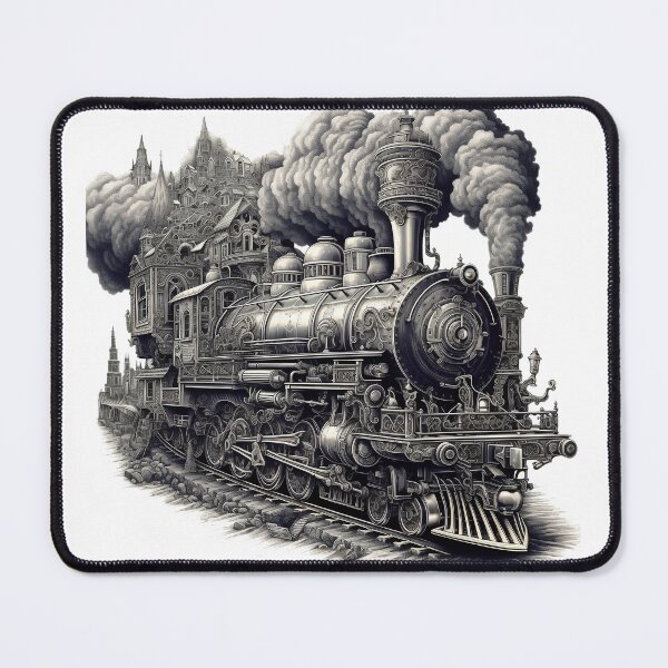 Item preview, Black Victorian Train designed and sold by SouthwestWind.