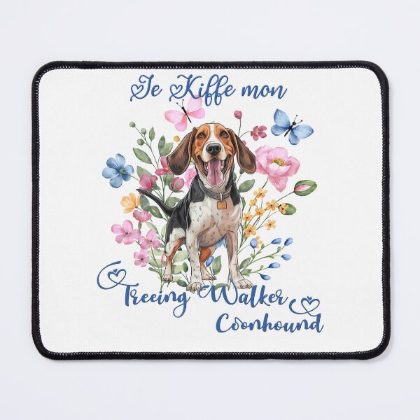 Item preview, Dog Treeing Walker Coonhound, I love my Treeing Walker Coonhound for hunting dog lovers, in French designed and sold by isaweb.