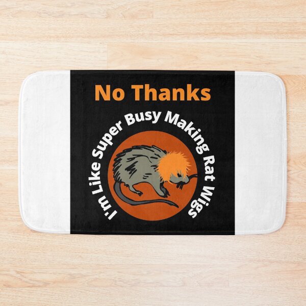 Item preview, No Thanks Rats Orange designed and sold by 6 Ex Boyfriends.