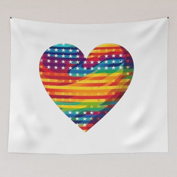 Item preview, Pride Heart (Style 4) designed and sold by Madraisinface.