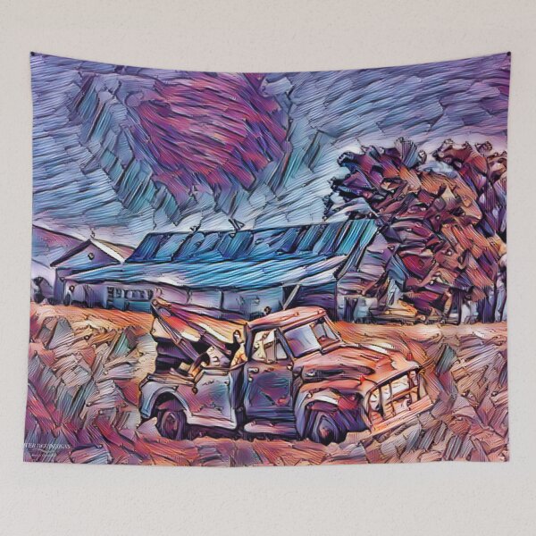 Item preview, The Truck And The Storm designed and sold by RiverDeeDesigns.