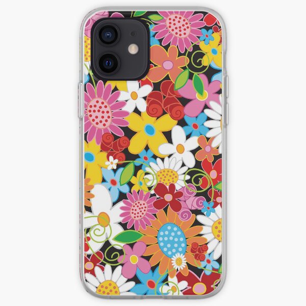 Whimsical Spring Flower Power Garden II iPhone Soft Case
