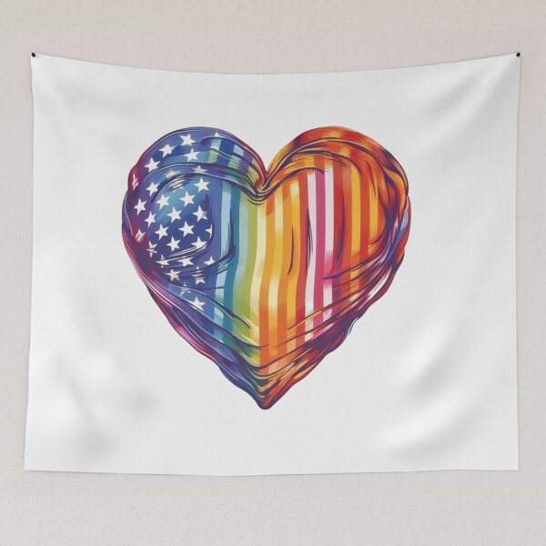Item preview, Pride Heart (Style 5) designed and sold by Madraisinface.