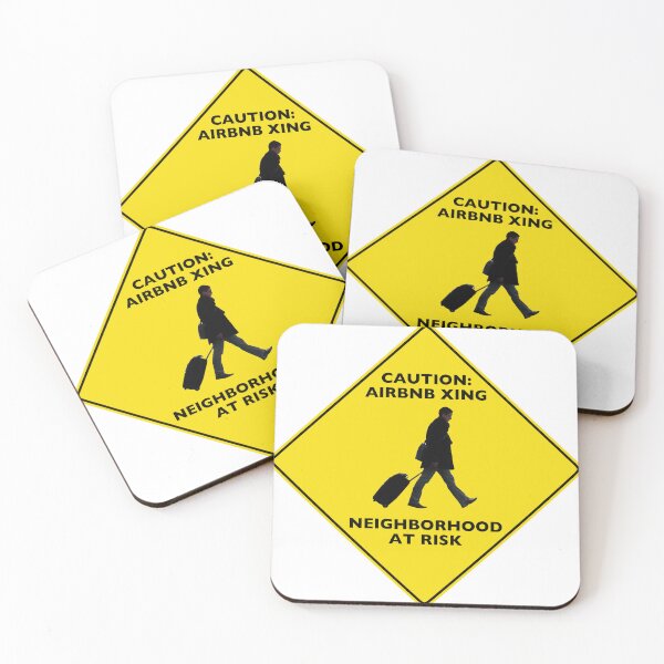 Item preview, ANTI-AIRBNB AIRBNB CROSSING designed and sold by ACME PROPAGANDAWORX.