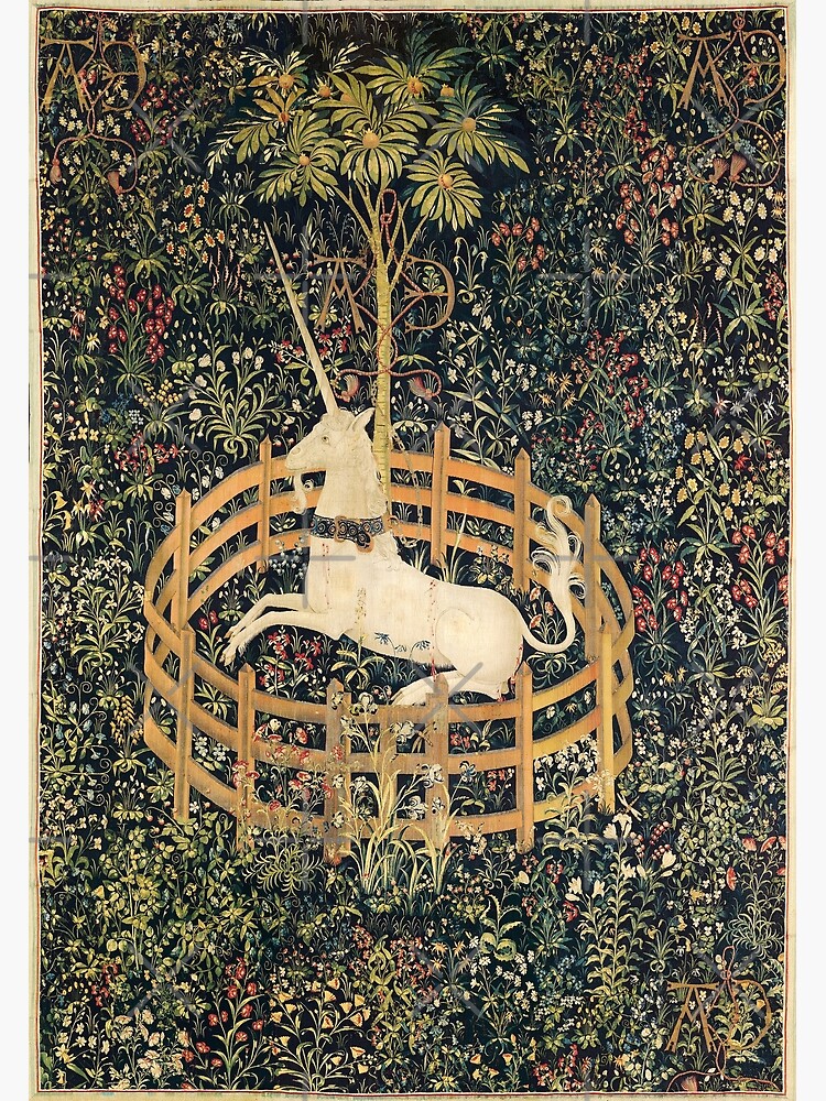 The unicorn tapestries. The unicorn in captivity Poster