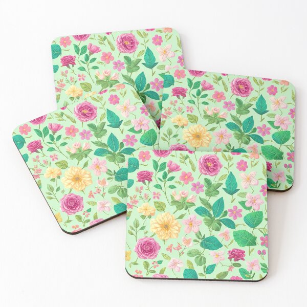 Item preview, Patron Floral vintage estilo acuarela designed and sold by EBESIGN.