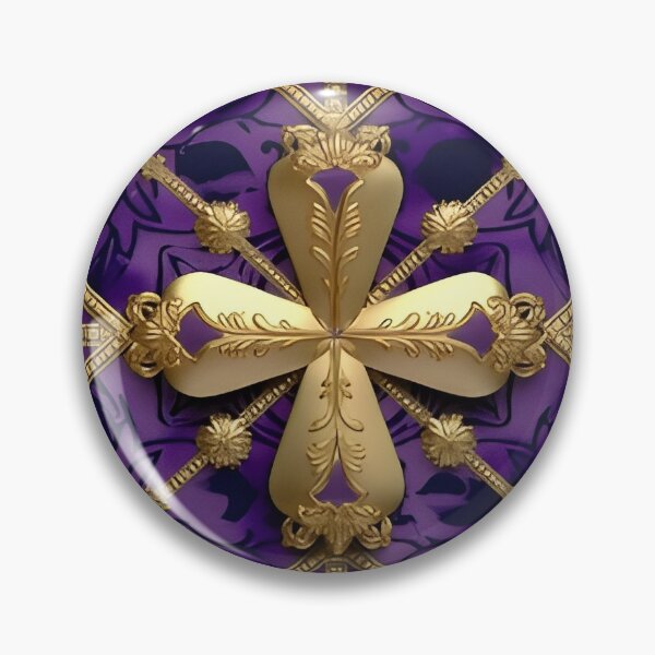 Item preview, Purple with Gold Adornments designed and sold by MiracleROLArt.