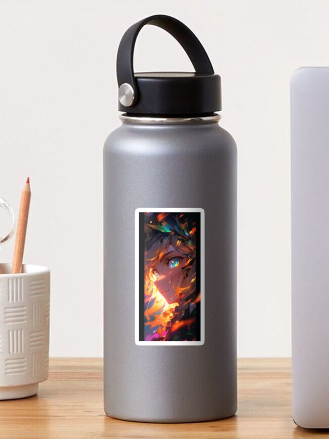 Thumbnail 1 of 3, Sticker, Iridescent Whispers: The Mystical Allure of the Soul designed and sold by CasualCommander.