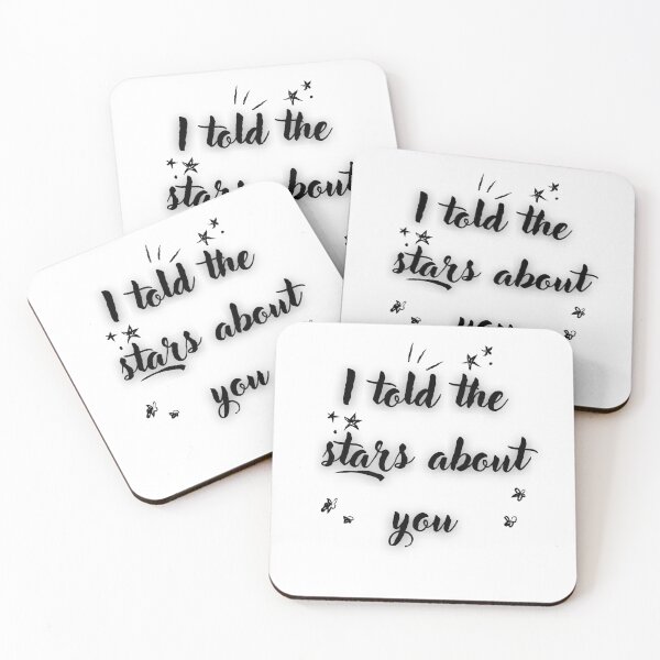 Item preview, I told the stars about you designed and sold by QuotableCulture.