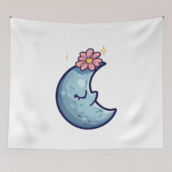 Item preview, sleeping moon designed and sold by miguel-ozz.
