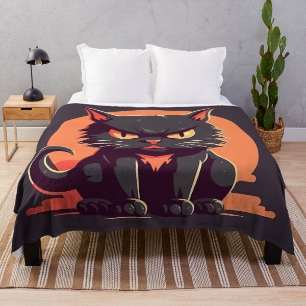 Item preview, Angry Black Kitty designed and sold by Amir Faysal.