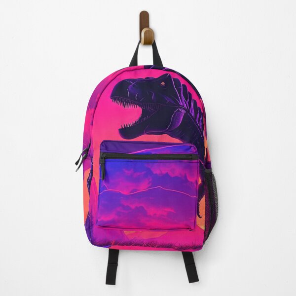 Item preview, Synthwave Reptilia: Retro Rumble with T-Rex designed and sold by Mullet Monkey.