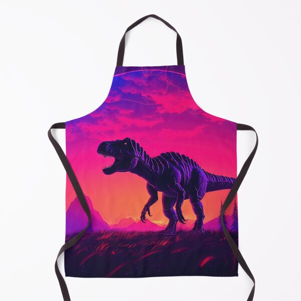 Artikelvorschau, Synthwave Reptilia: Retro Rumble mit T-Rex entworfen und verkauft von Mullet Monkey.