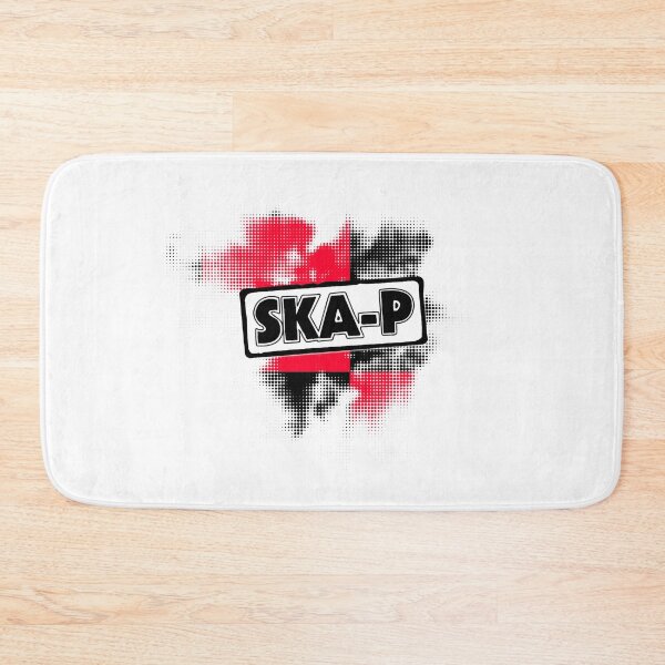 Item preview, Ska-P Abstract Red-Black Checker Halftone Pattern designed and sold by UpNorthArts.