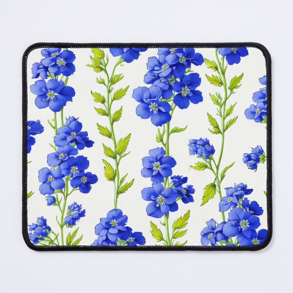 Item preview, Larkspur // Blue and green larkspur designed and sold by MiniArtworks.