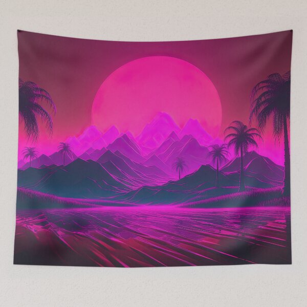 Item preview, Radiant Utopia: Synthwave Bliss Illuminating the Future designed and sold by Mullet Monkey.