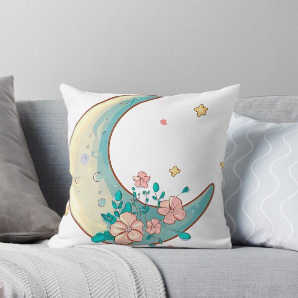 Item preview, moon with stars and flowers designed and sold by miguel-ozz.