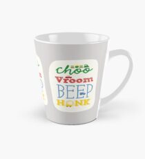 Boys Toys Choo Vroom Beep Honk | Cars Trains Buses Trucks Fun Transport Tall Mug