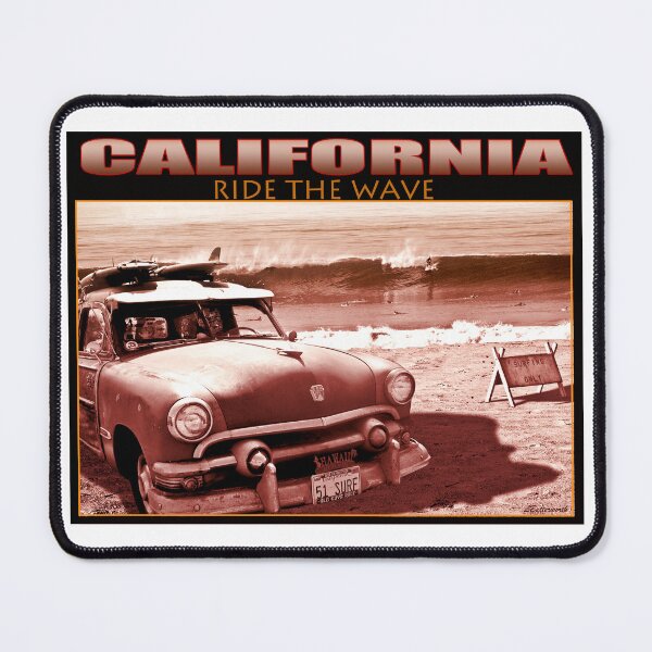Item preview, RIDE THE WAVE CALIFORNIA SURFING designed and sold by Larry Butterworth.