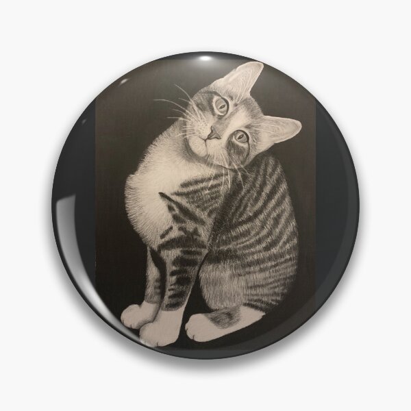 Item preview, Pencil Drawing of a Cat designed and sold by jeskess.