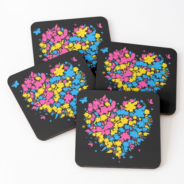 Item preview, Valentines Day Pan Hearts. Pansexual Pride designed and sold by Subtle Pride Shop.
