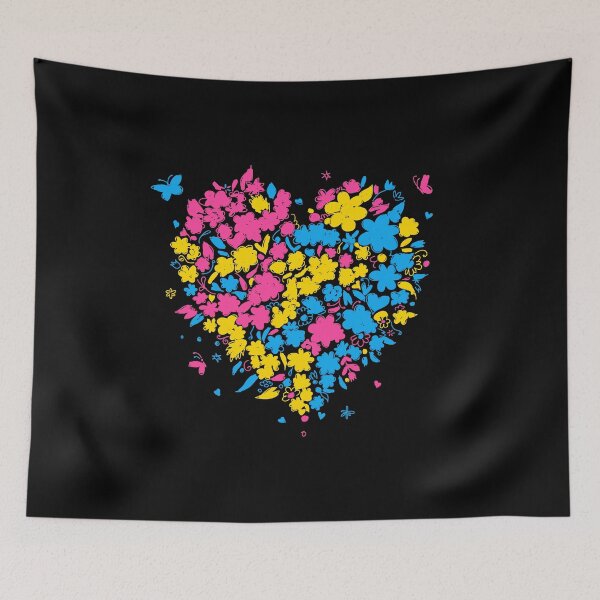 Item preview, Valentines Day Pan Hearts. Pansexual Pride designed and sold by Subtle Pride Shop.