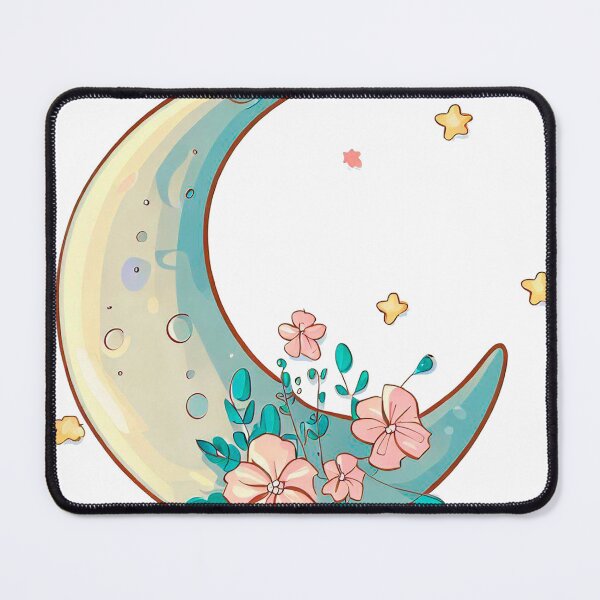 Item preview, moon flowers and stars designed and sold by miguel-ozz.