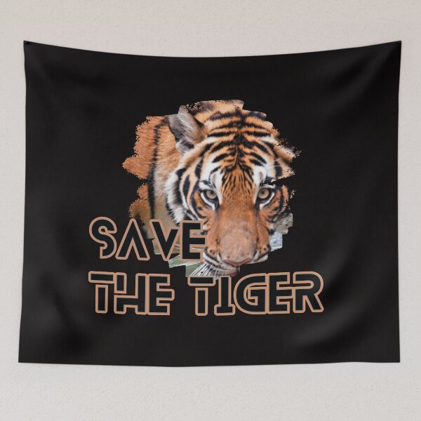 Item preview, save tiger poster | save tiger t-shirt  designed and sold by KARTICK DUTTA.