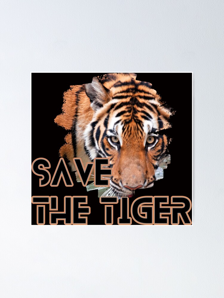 Buy Tiger Art Print / Wild Animal Wall Art / Minimal Tiger Poster Online in  India - Etsy