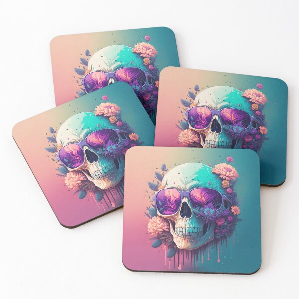 Item preview, Flowered skull designed and sold by Claraveritas.